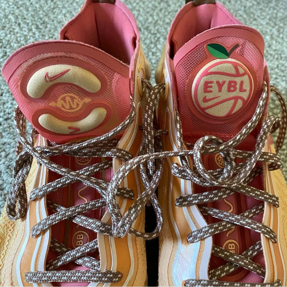 NIKE Peach Jam EYBL 25th Anniversary Exclusive Basketball Court Shoes Size 14 - Picture 6 of 8
